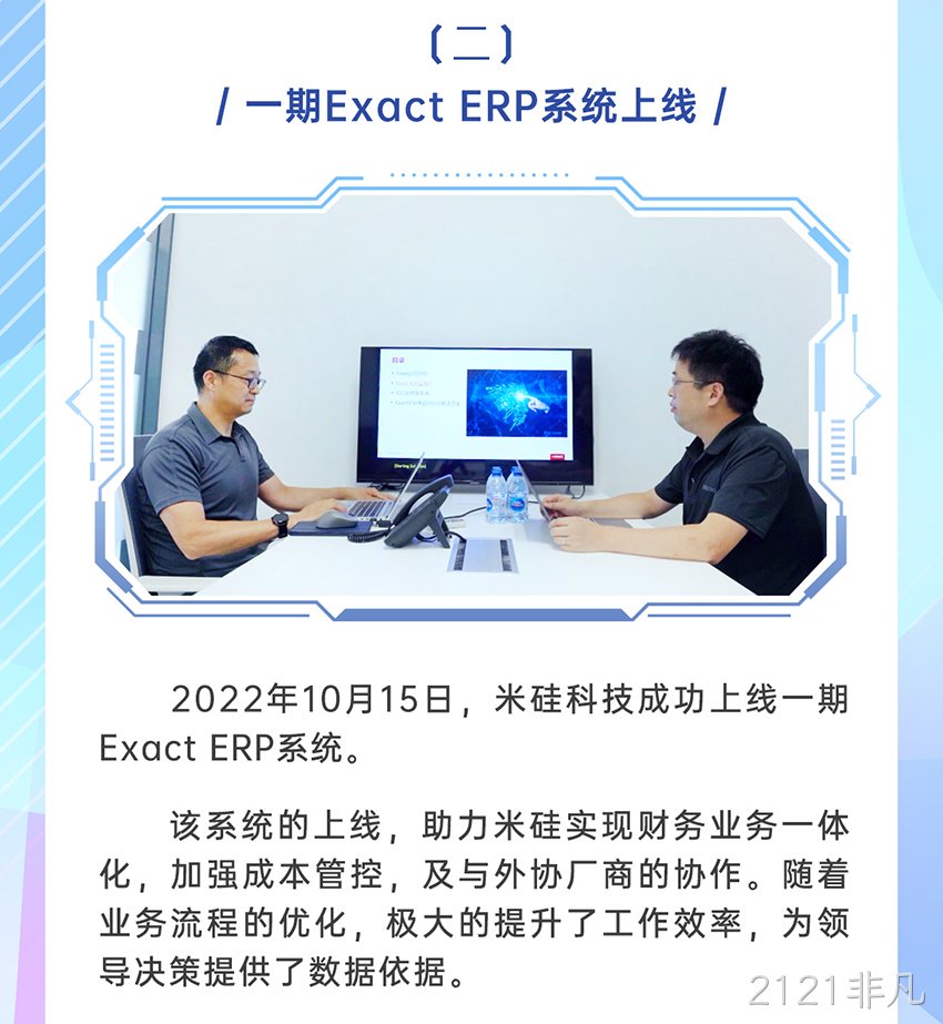 2121非凡科技Exact信息系统成功上线