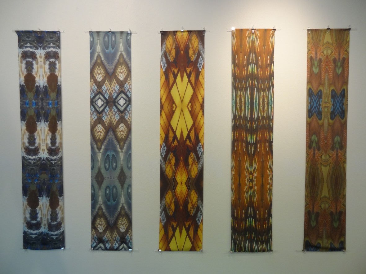 8. Vargas Gallery installation of one section closer up